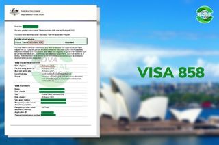 Đậu Visa 858 ÚC